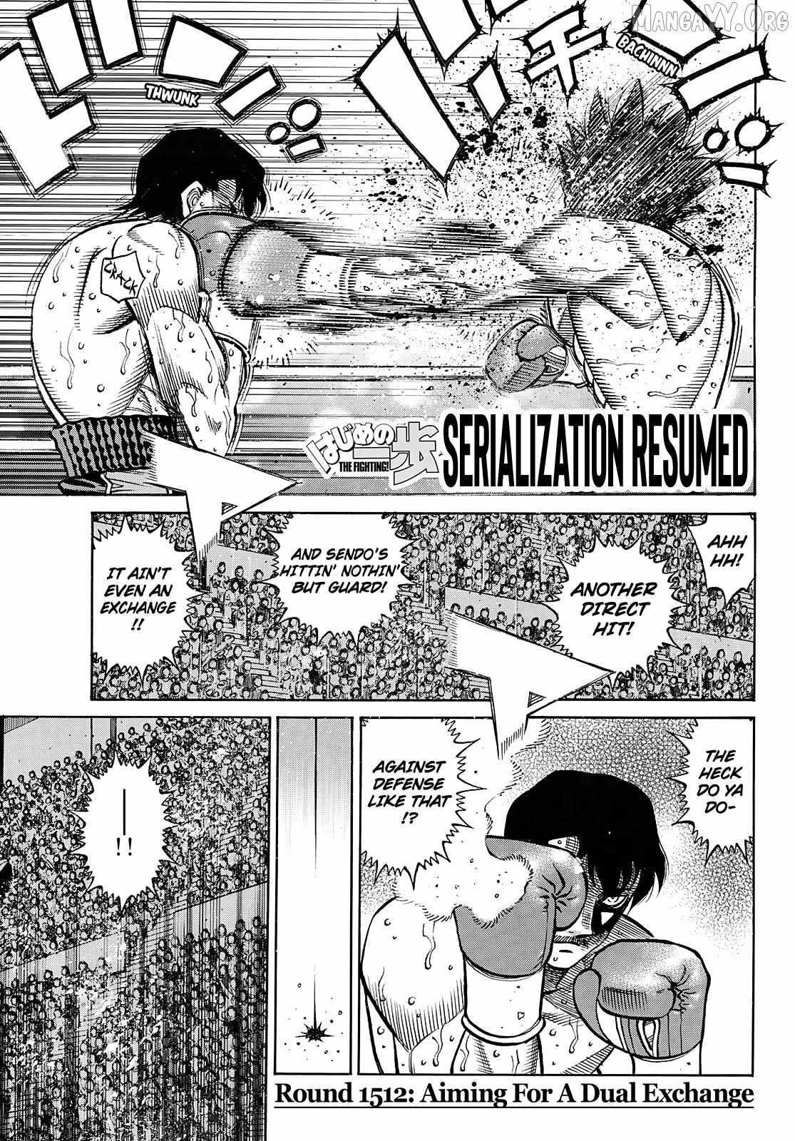 Hajime no Ippo Chapter 1512 - Page 1