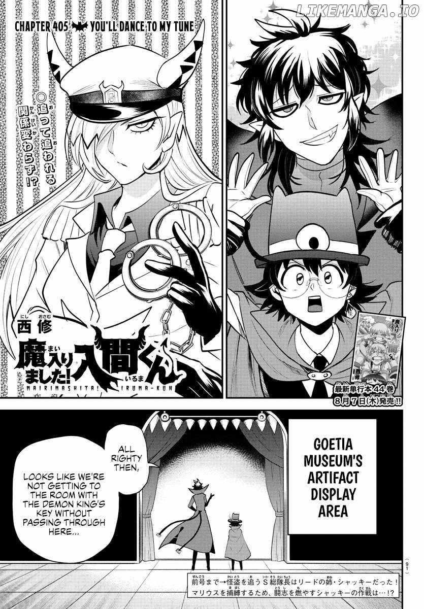 Mairimashita! Iruma-kun Chapter 405 - Page 1