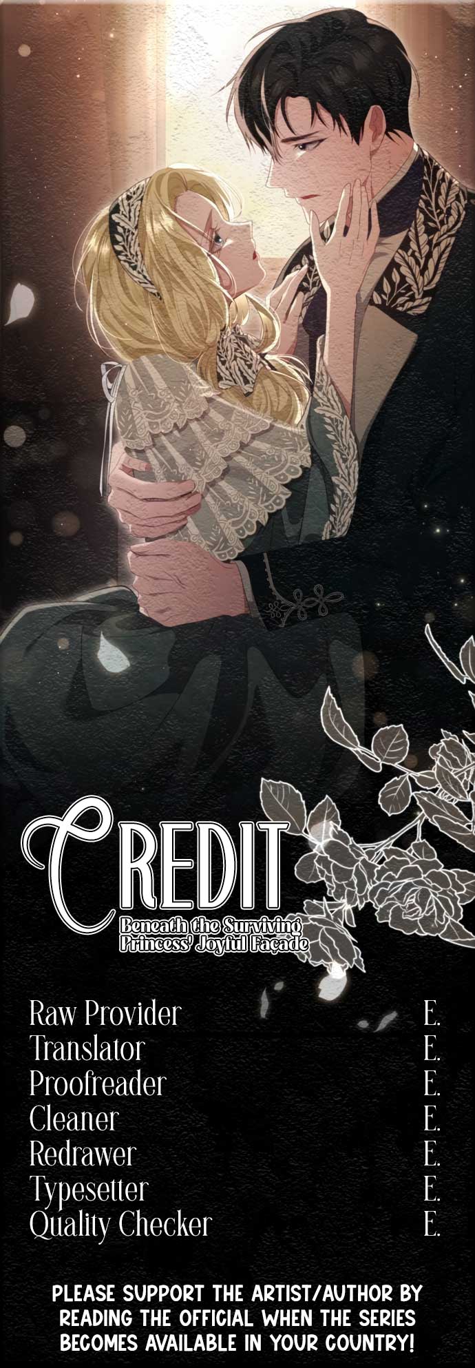 Beneath the Surviving Princess Joyful Facade Chapter 30 - Page 1