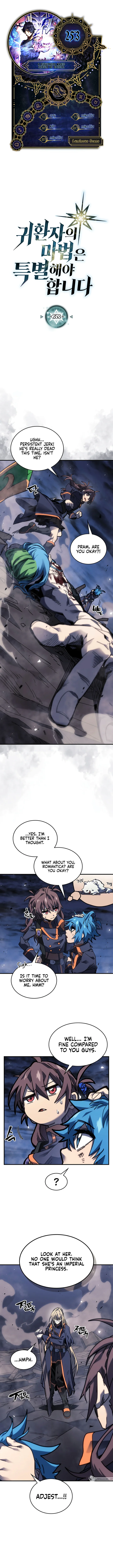A Returner's Magic Should Be Special Chapter 253 - Page 1