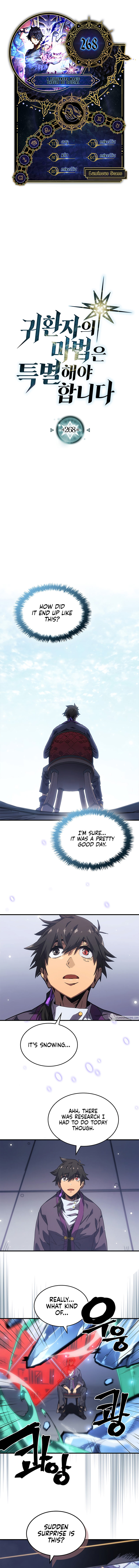 A Returner's Magic Should Be Special Chapter 268 - Page 1