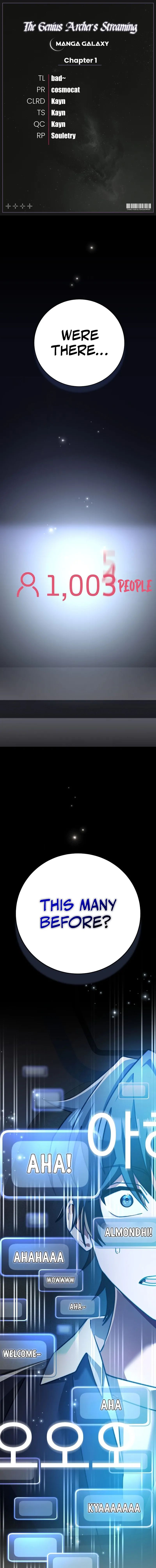 Genius Archer’s Streaming Chapter 14 - Page 1