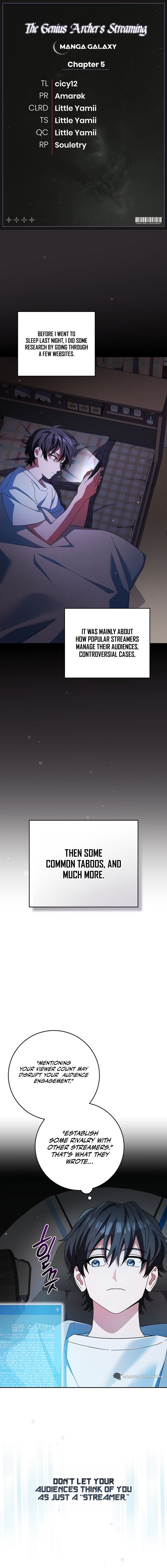 Genius Archer’s Streaming Chapter 5 - Page 1