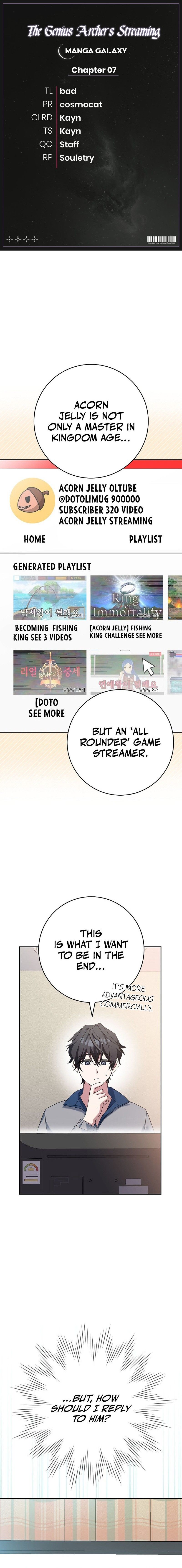 Genius Archer’s Streaming Chapter 7 - Page 1