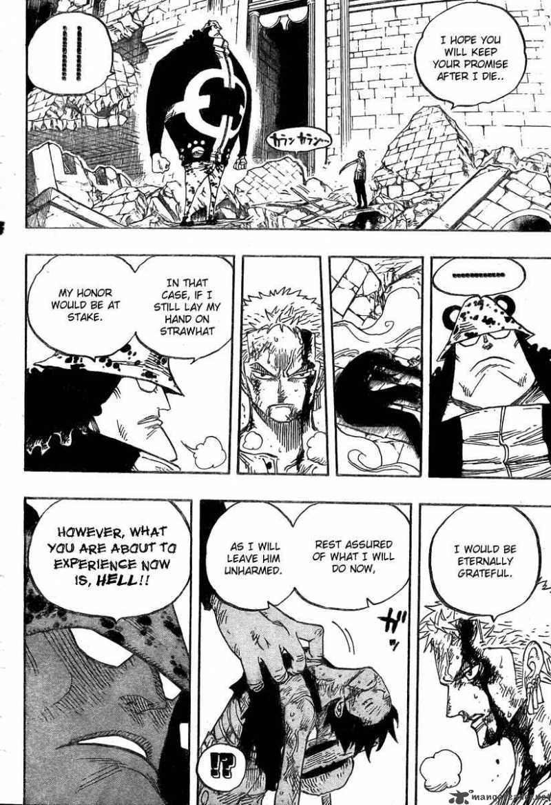 One Piece Chapter 485 - Page 14