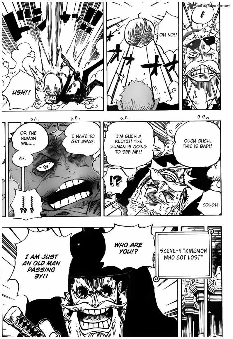 One Piece Chapter 705 - Page 14