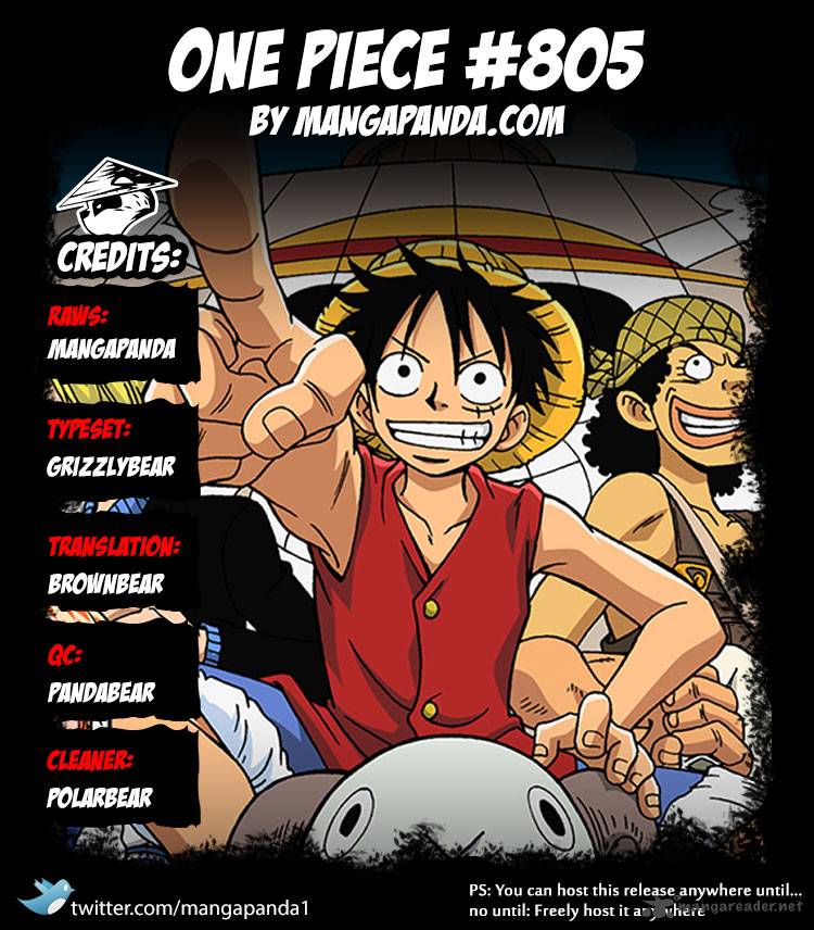 One Piece Chapter 805 - Page 17