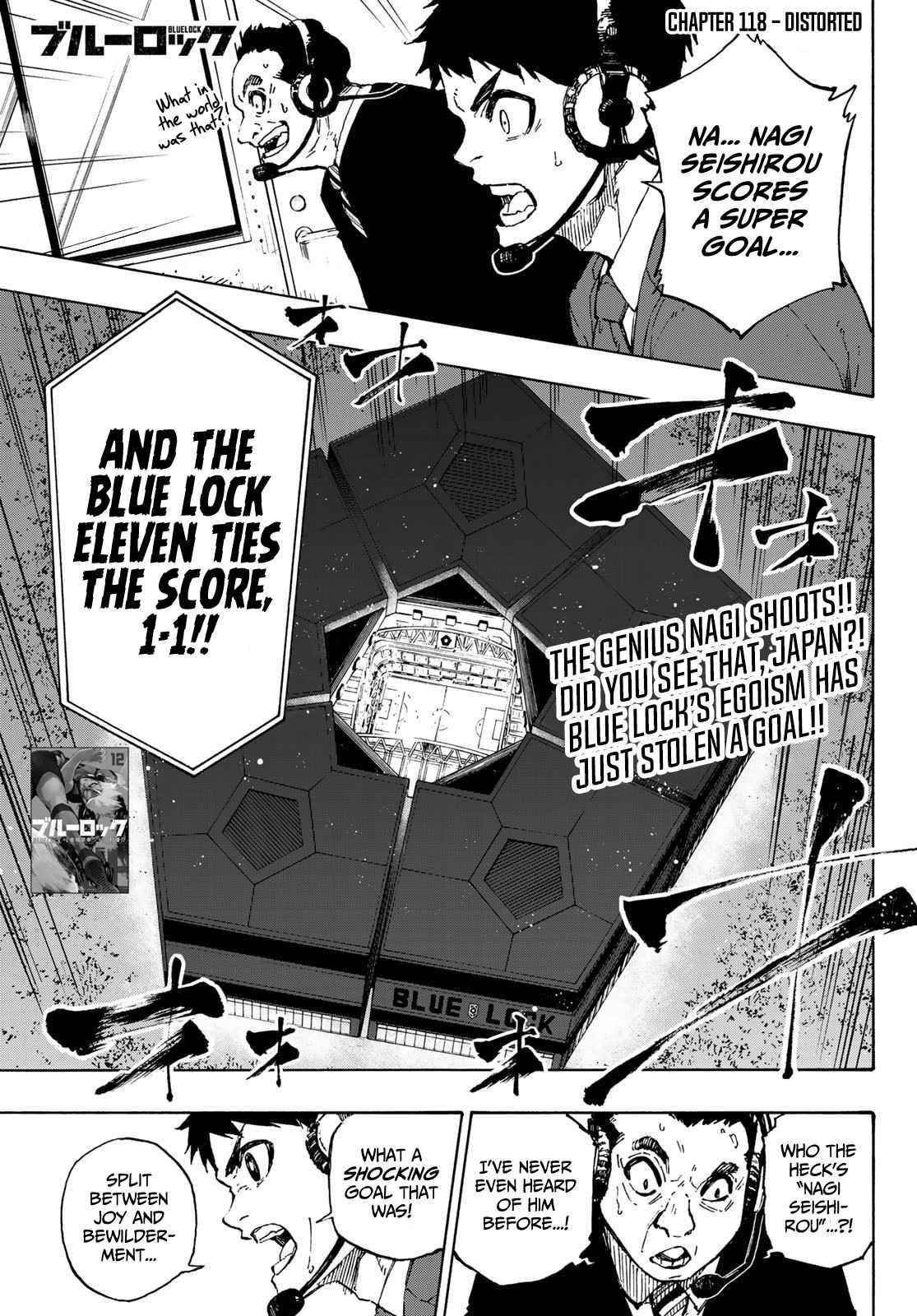 Blue Lock Chapter 118 - Page 1