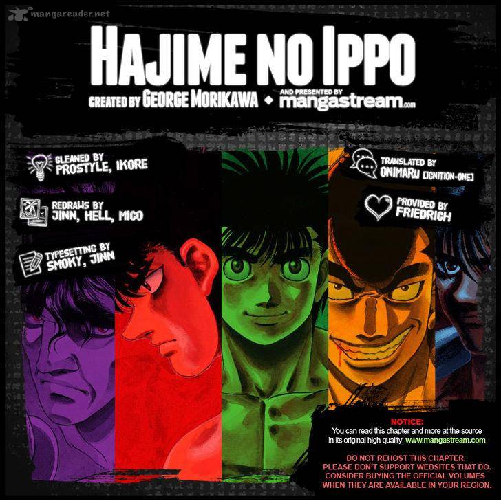 Hajime no Ippo Chapter 1003 - Page 2
