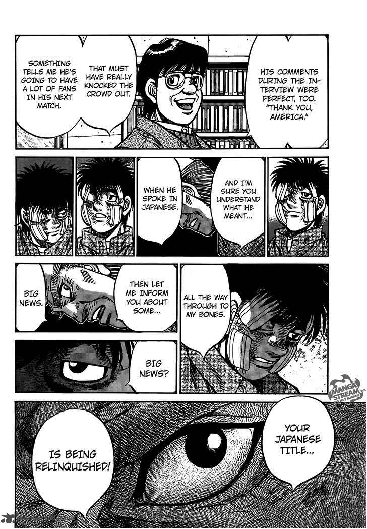 Hajime no Ippo Chapter 1009 - Page 14