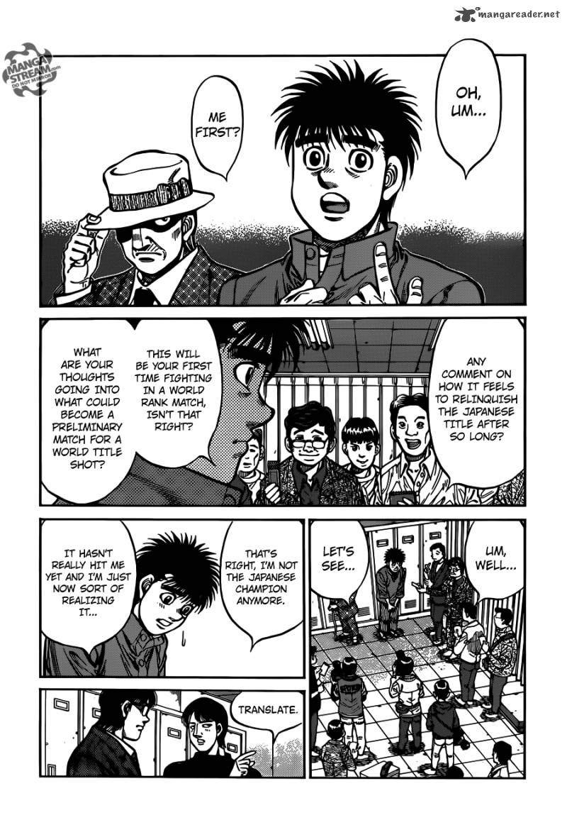 Hajime no Ippo Chapter 1020 - Page 4
