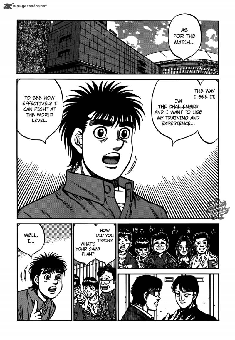Hajime no Ippo Chapter 1020 - Page 5
