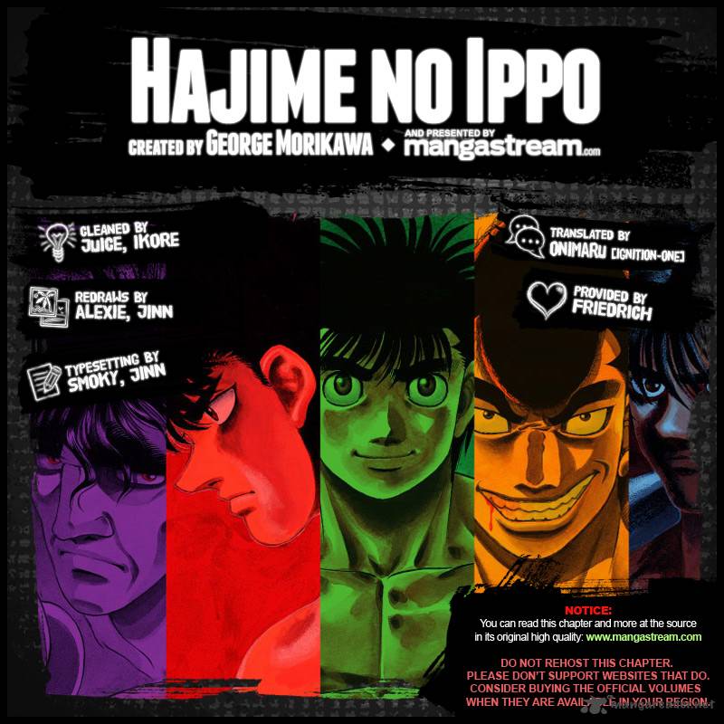 Hajime no Ippo Chapter 1021 - Page 2