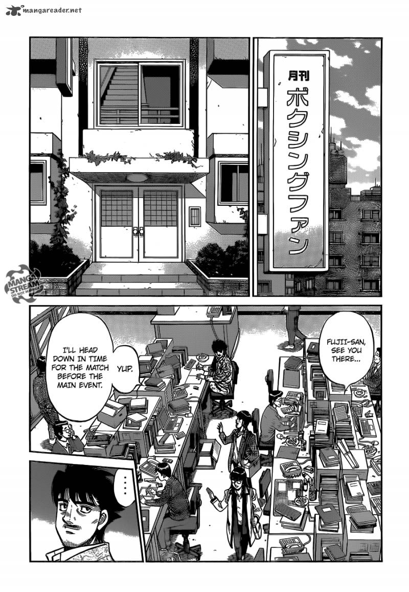 Hajime no Ippo Chapter 1021 - Page 3