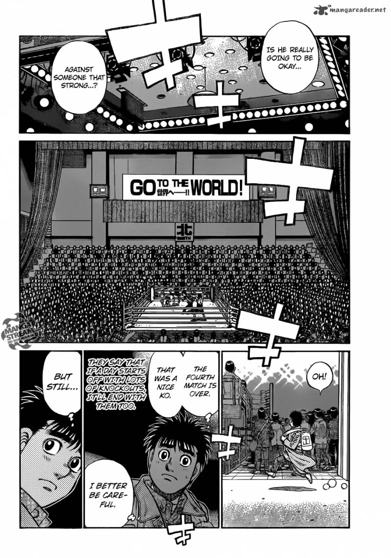 Hajime no Ippo Chapter 1022 - Page 3