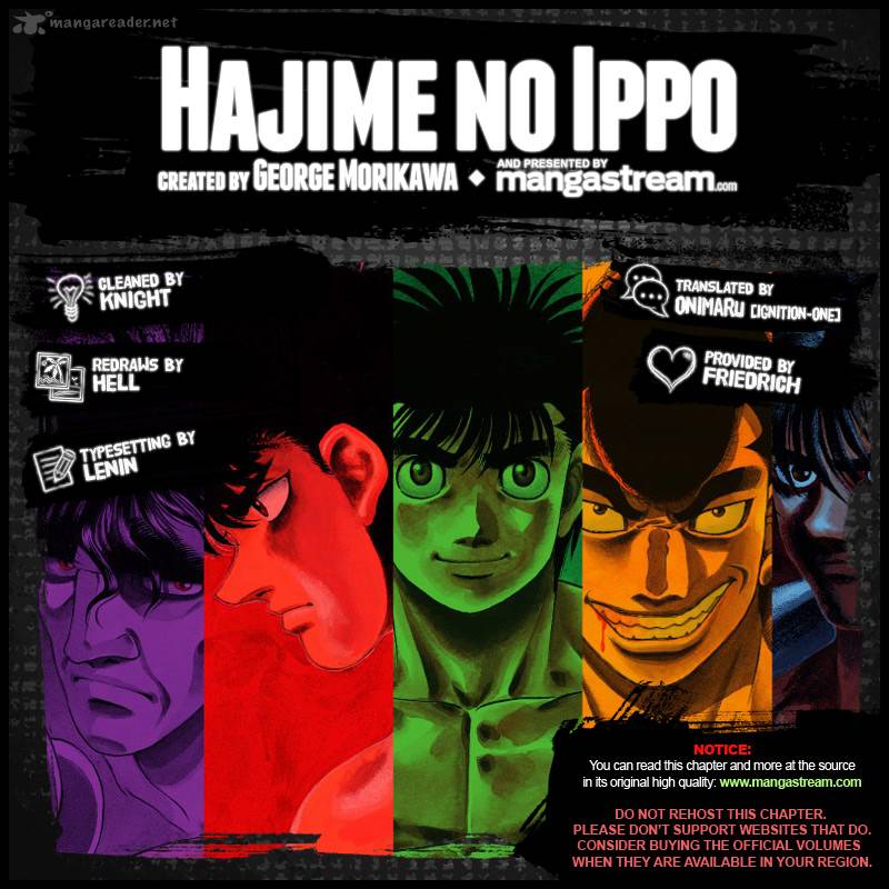 Hajime no Ippo Chapter 1031 - Page 2