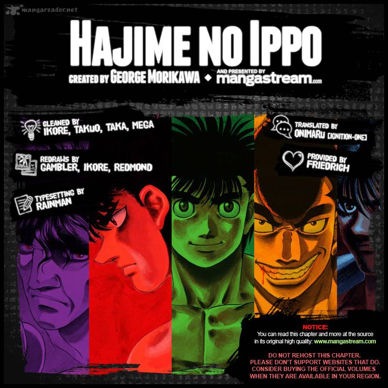 Hajime no Ippo Chapter 1036 - Page 2