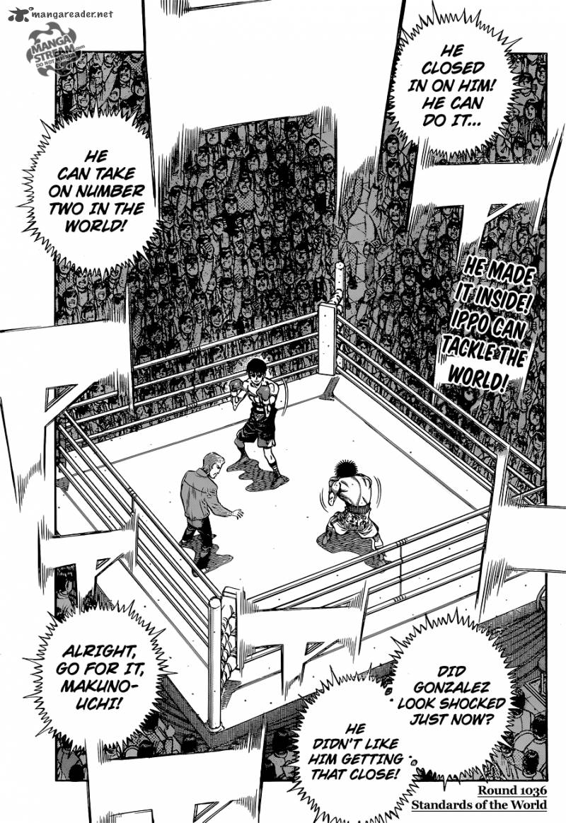 Hajime no Ippo Chapter 1036 - Page 4