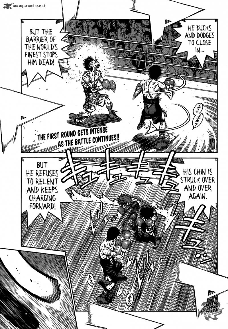 Hajime no Ippo Chapter 1039 - Page 1