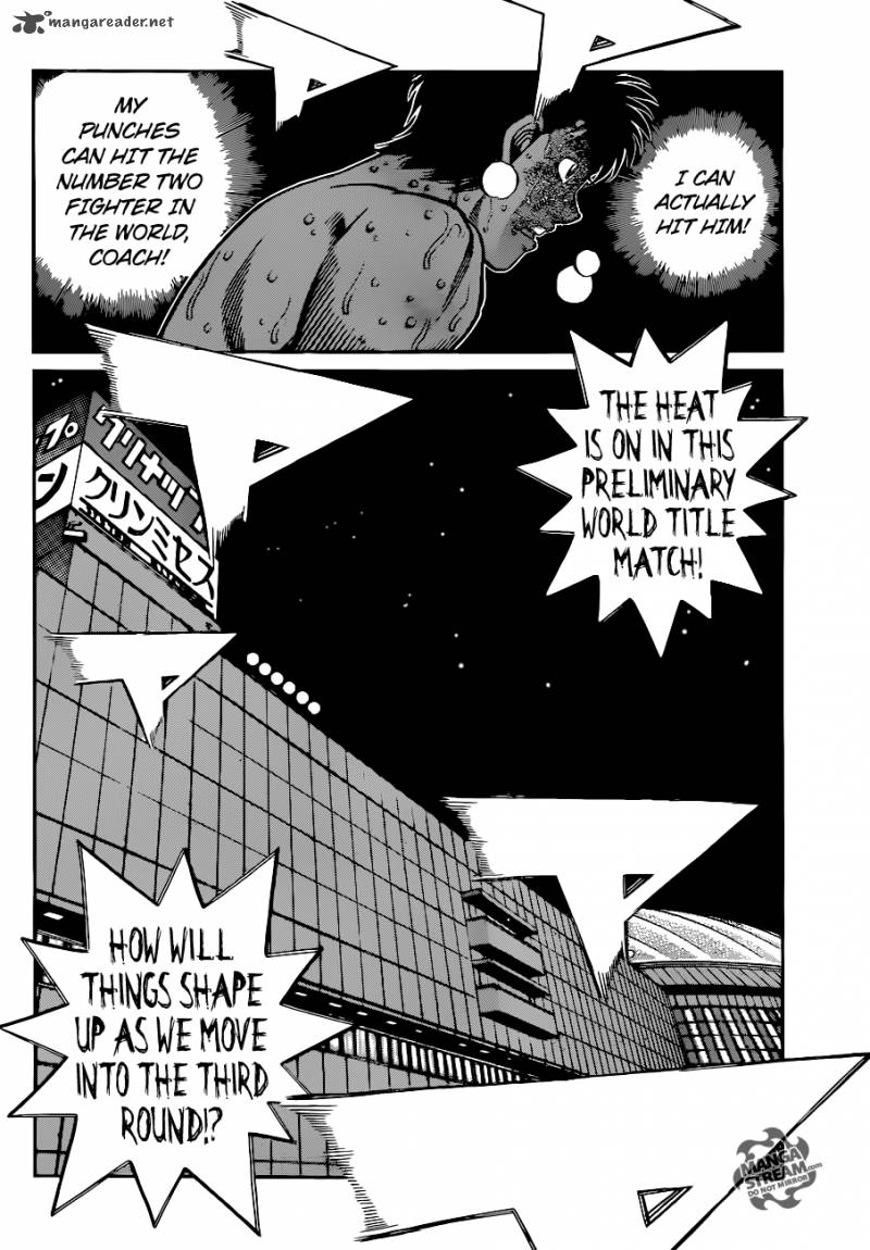 Hajime no Ippo Chapter 1045 - Page 13