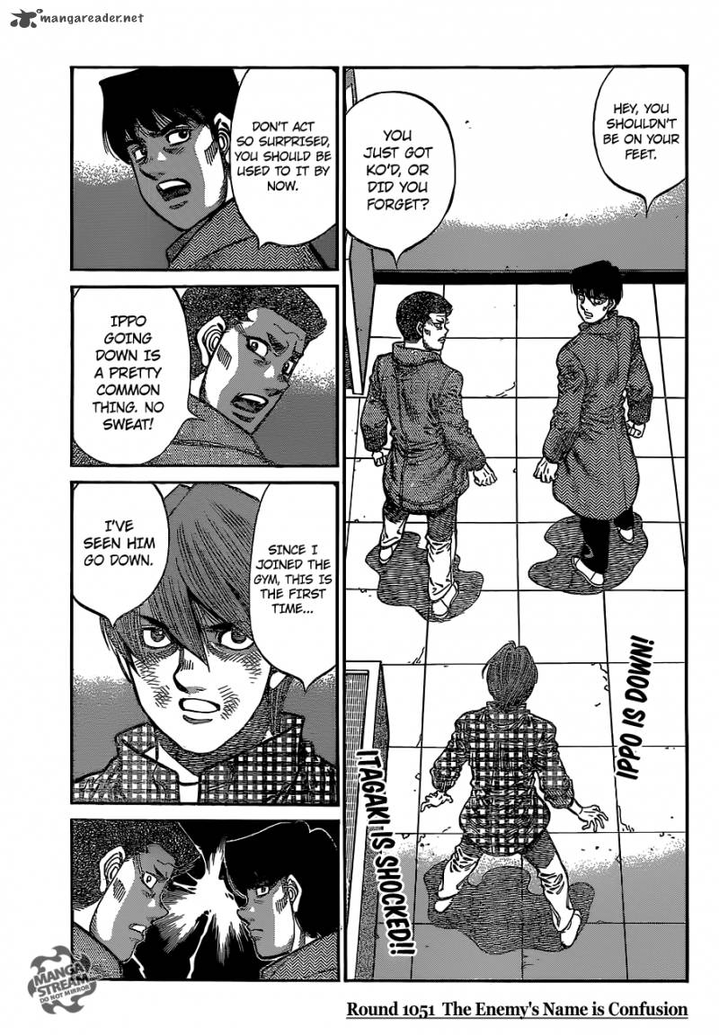 Hajime no Ippo Chapter 1051 - Page 1