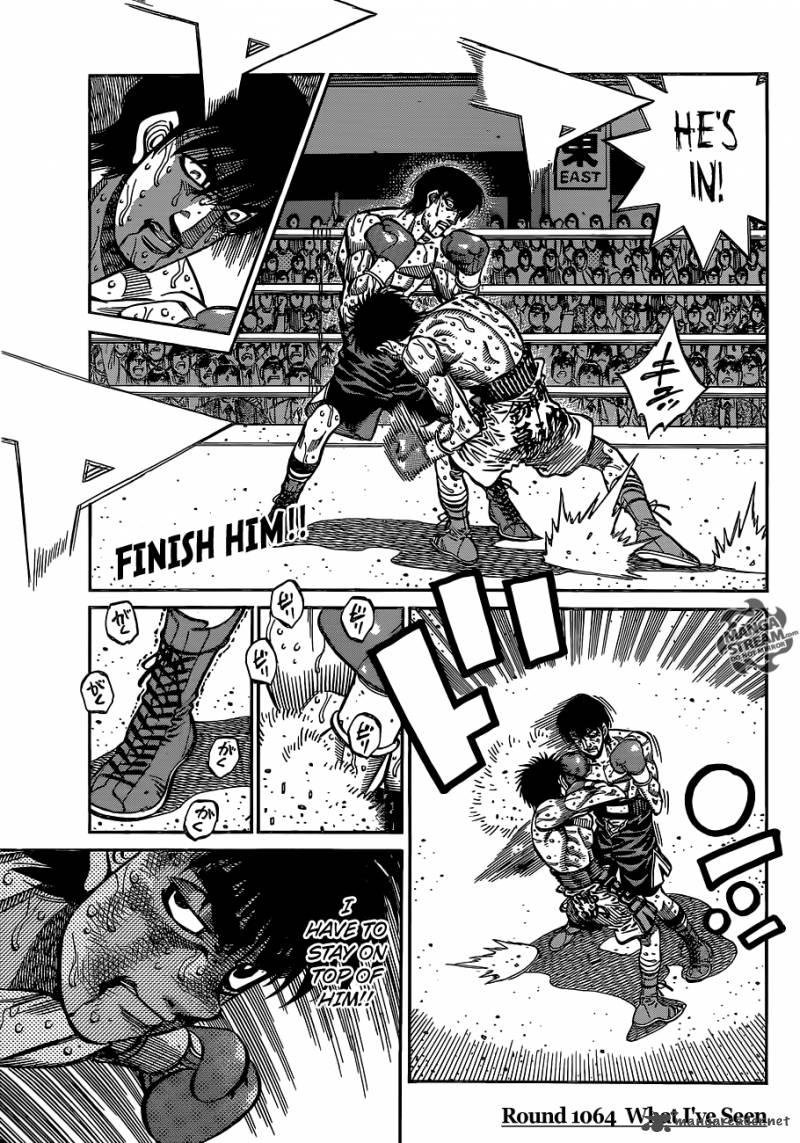 Hajime no Ippo Chapter 1064 - Page 1
