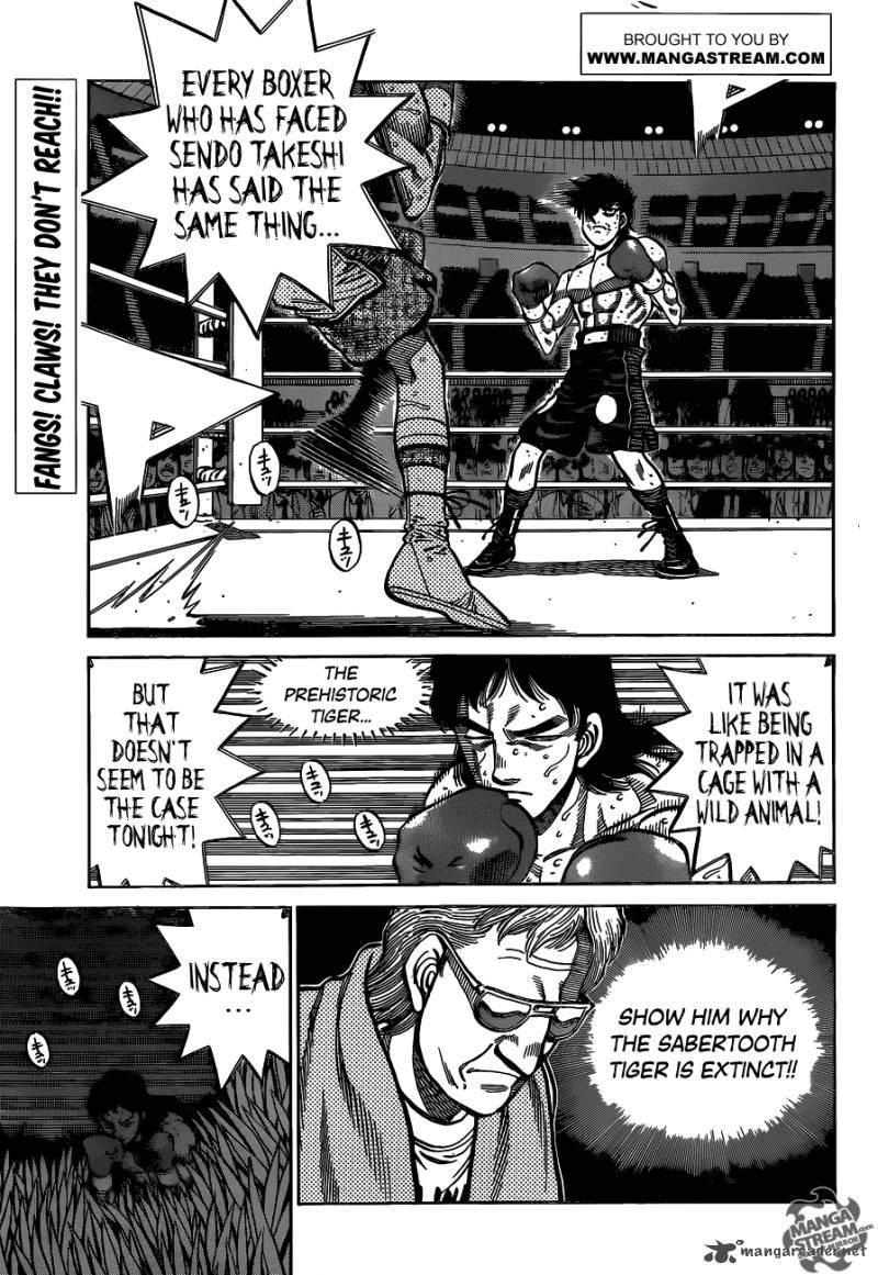 Hajime no Ippo Chapter 1088 - Page 1