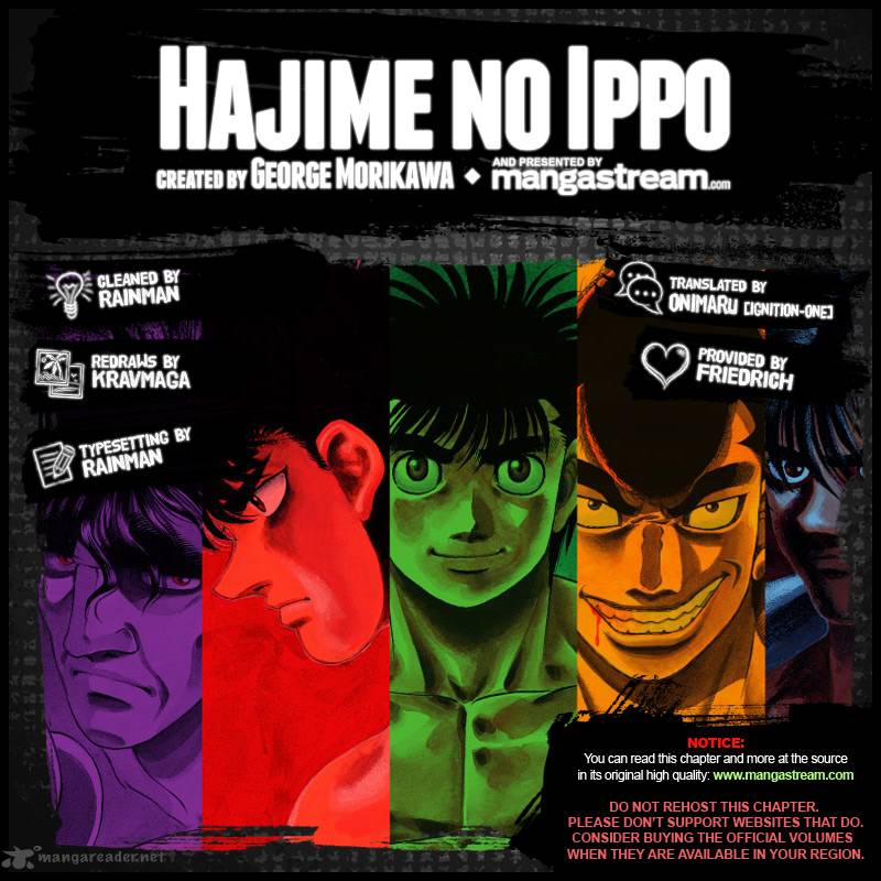 Hajime no Ippo Chapter 1110 - Page 2