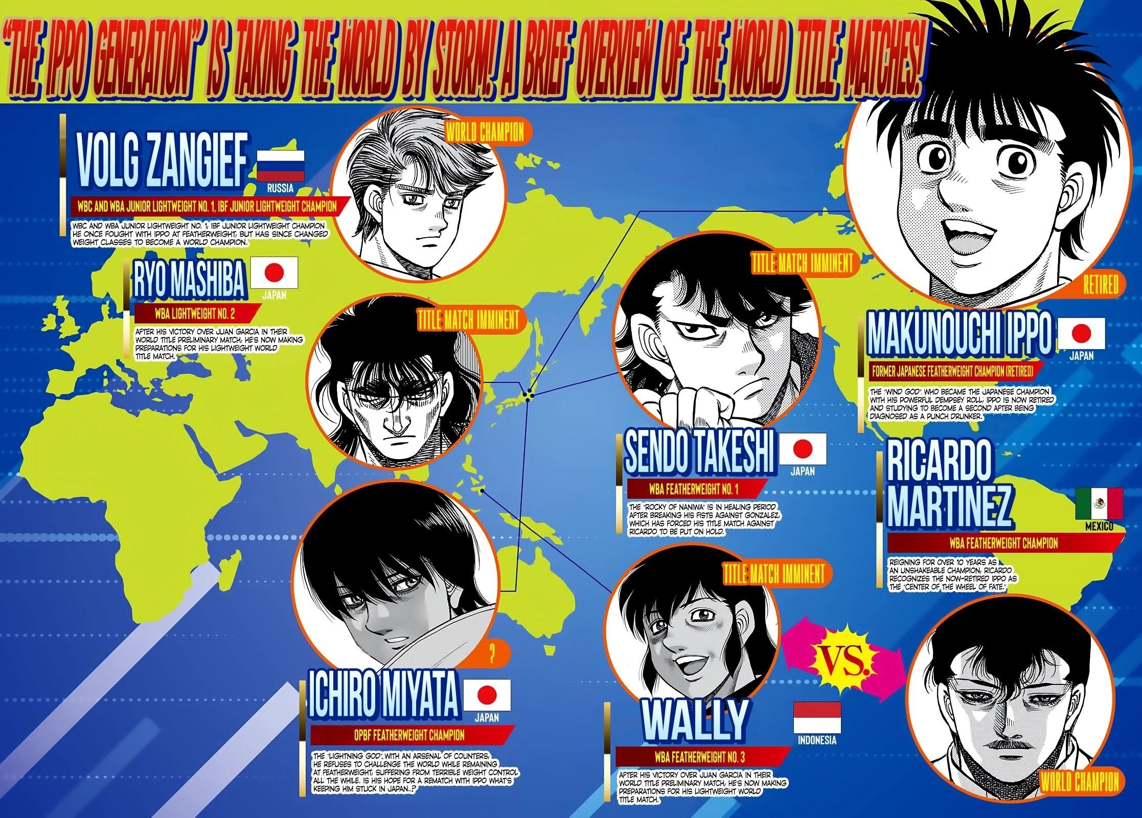 Hajime no Ippo Chapter 1384 - Page 1