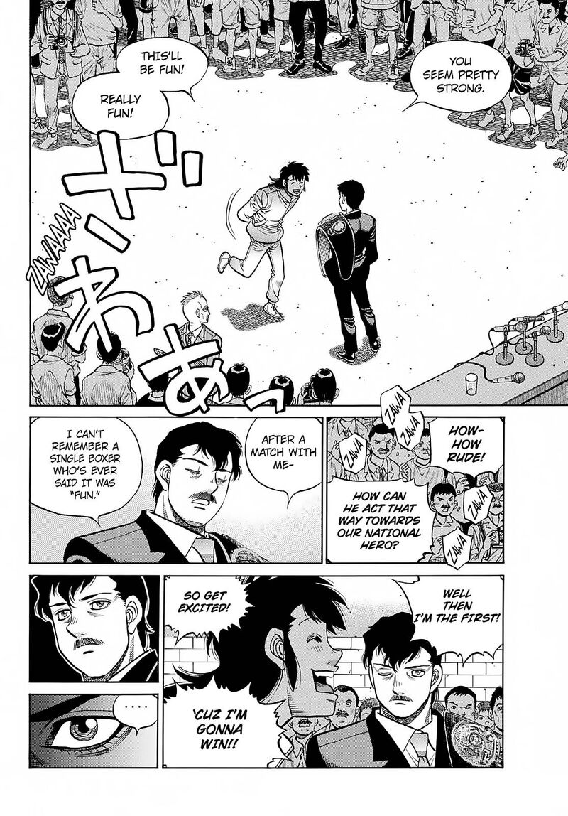Hajime no Ippo Chapter 1389 - Page 4