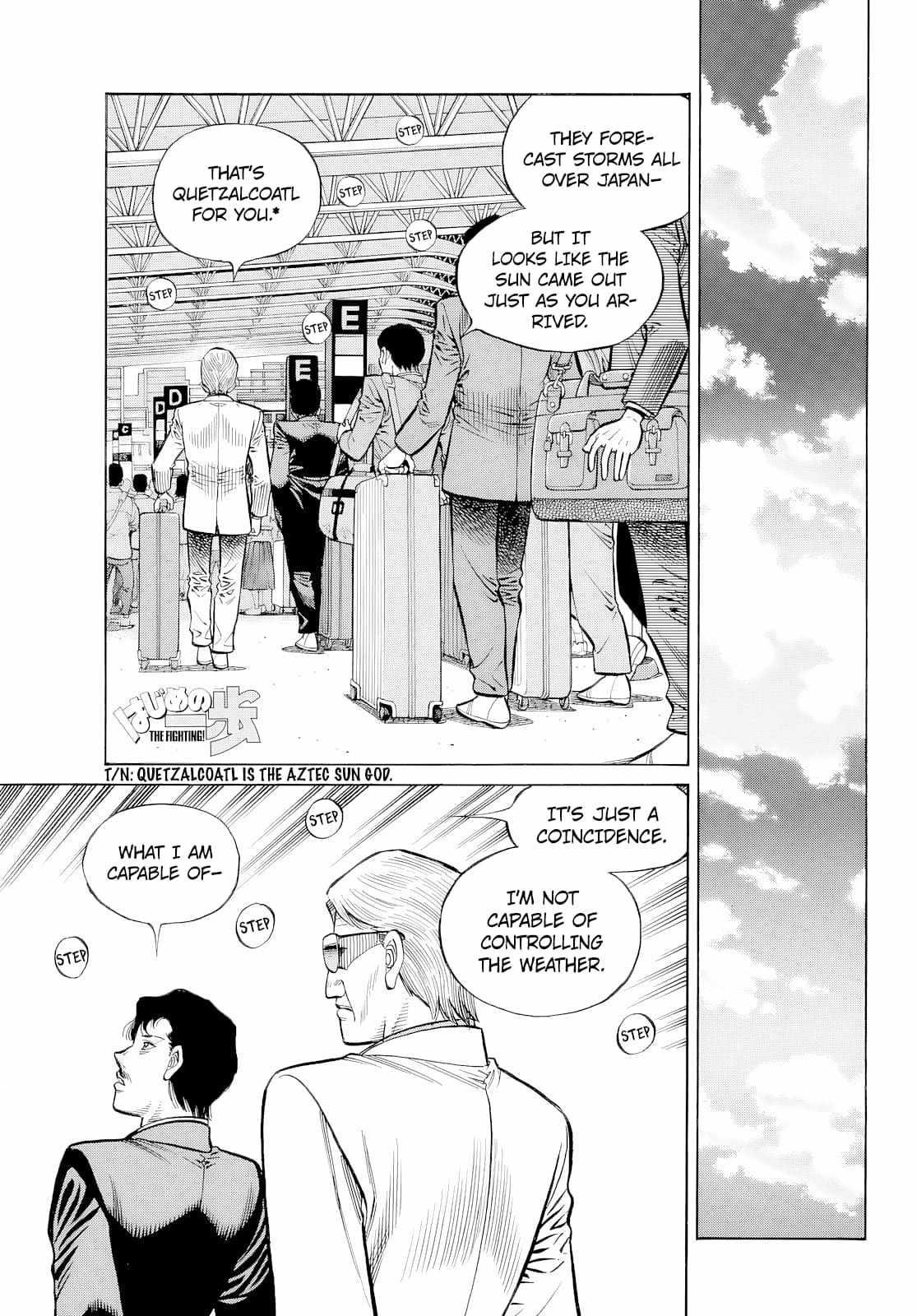 Hajime no Ippo Chapter 1485 - Page 1