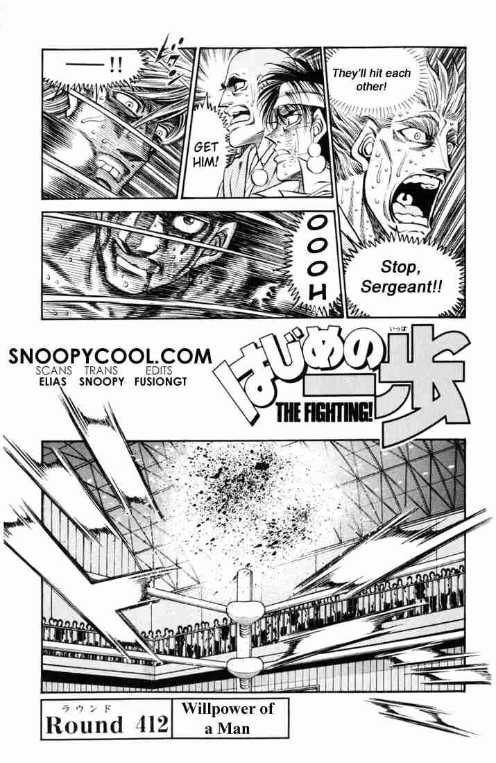 Hajime no Ippo Chapter 412 - Page 1