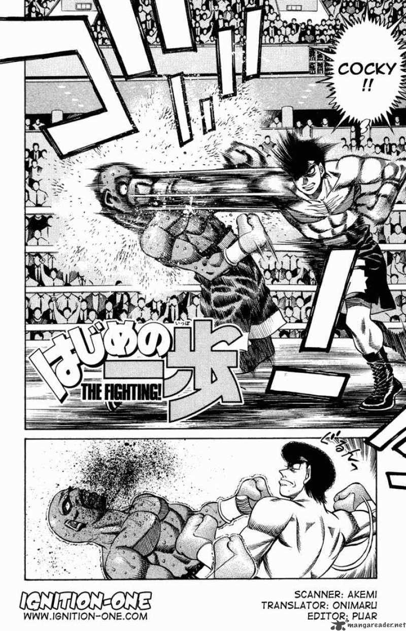 Hajime no Ippo Chapter 465 - Page 2