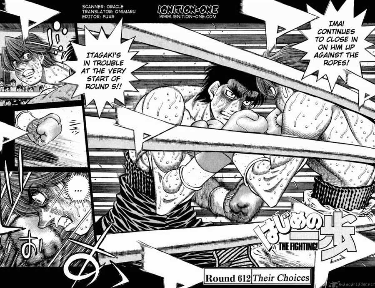 Hajime no Ippo Chapter 612 - Page 2