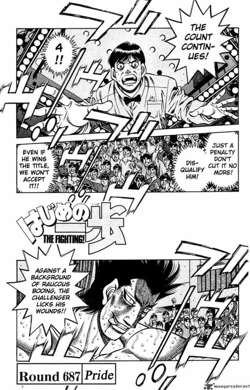 Hajime no Ippo Chapter 687 - Page 1