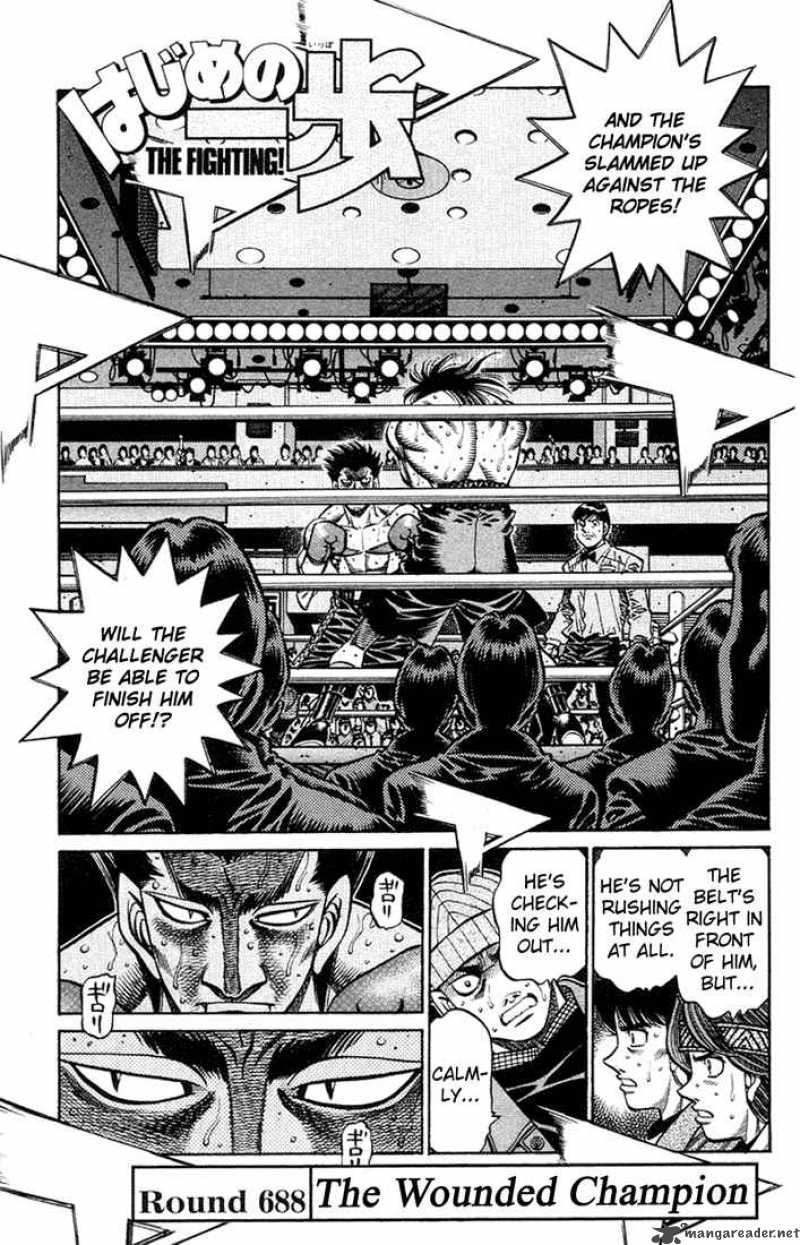 Hajime no Ippo Chapter 688 - Page 1