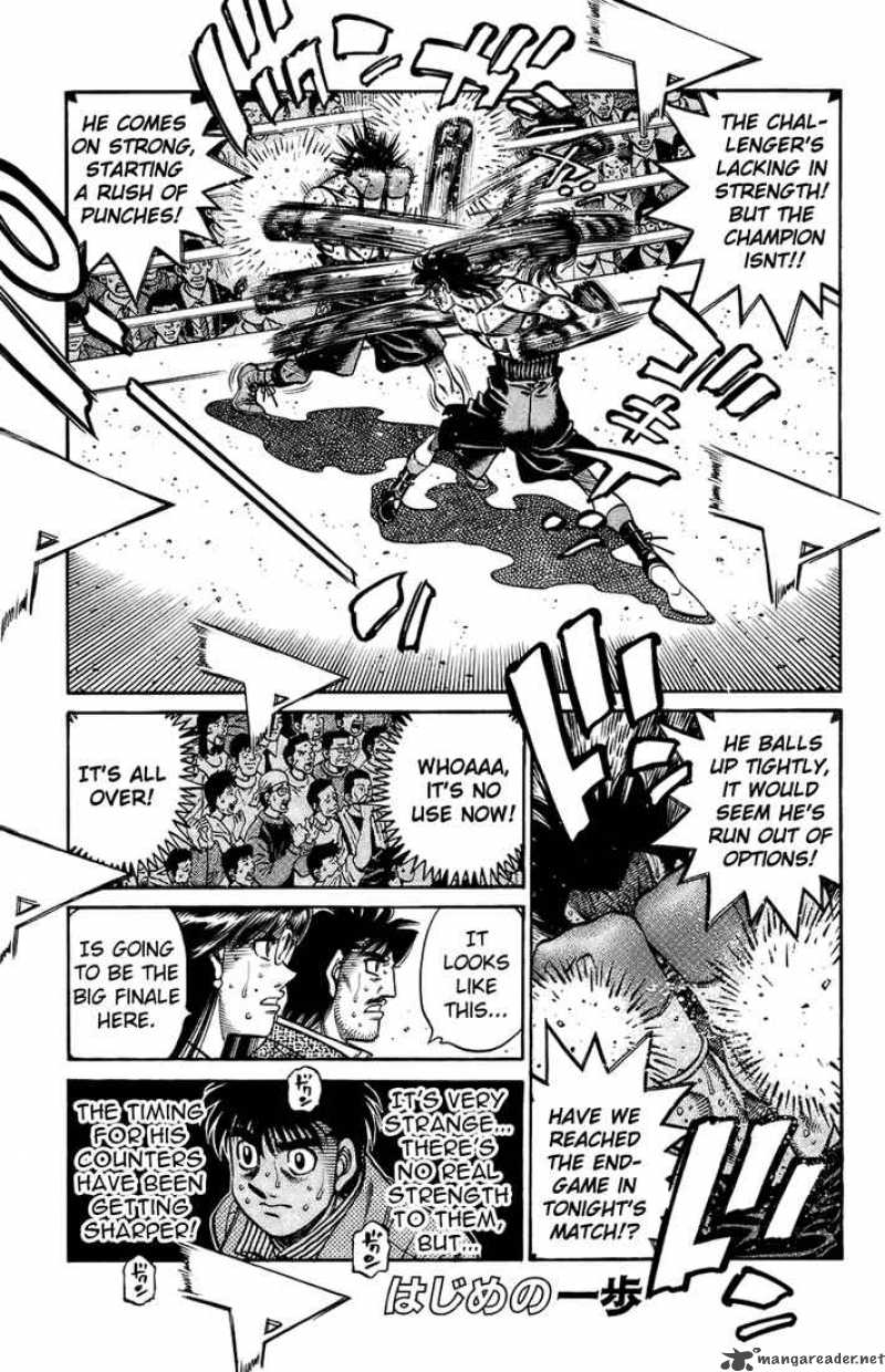 Hajime no Ippo Chapter 694 - Page 1