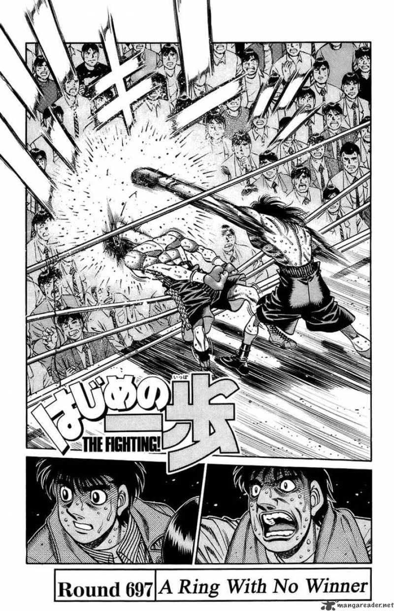 Hajime no Ippo Chapter 697 - Page 1