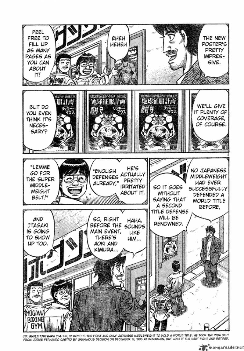 Hajime no Ippo Chapter 724 - Page 3
