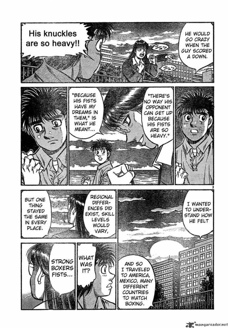 Hajime no Ippo Chapter 725 - Page 3
