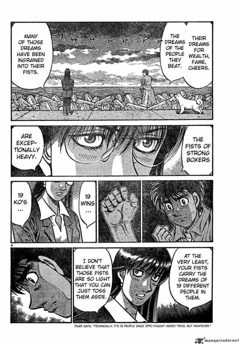 Hajime no Ippo Chapter 725 - Page 4