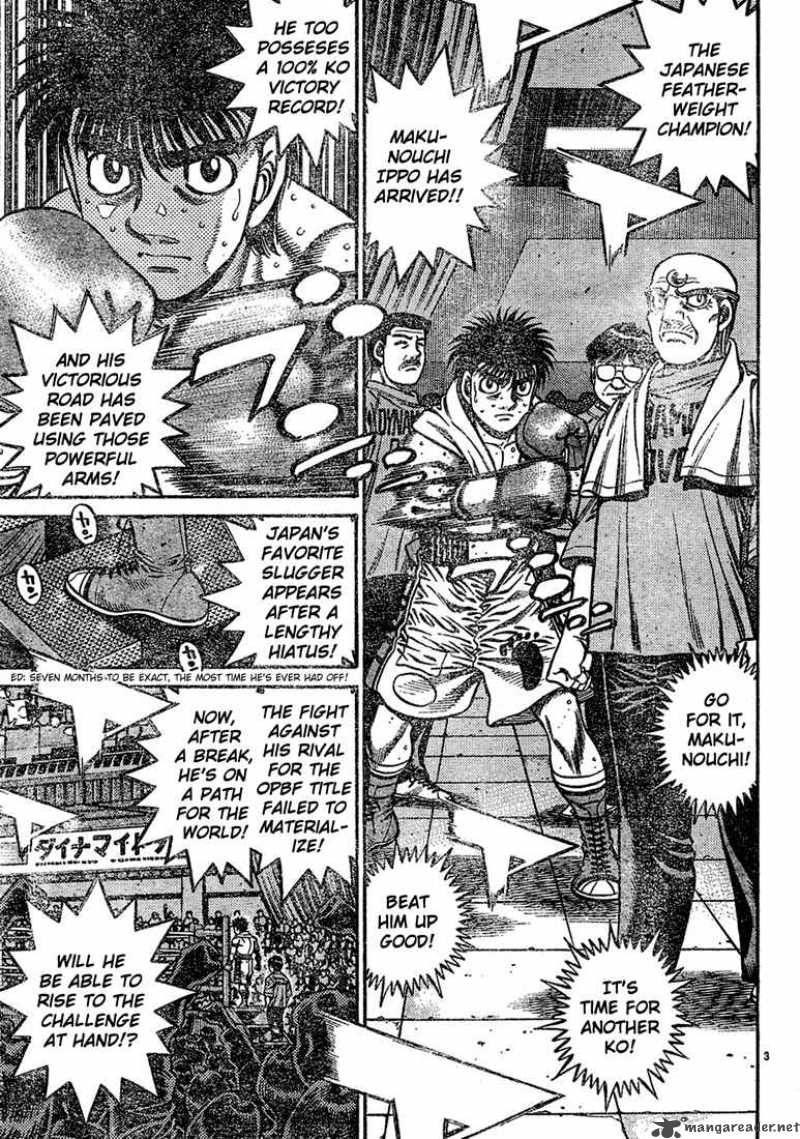 Hajime no Ippo Chapter 729 - Page 3