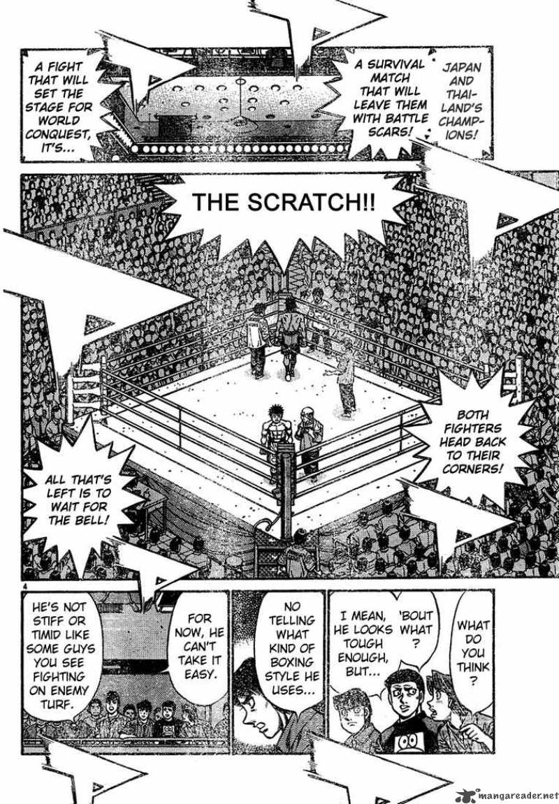 Hajime no Ippo Chapter 729 - Page 4