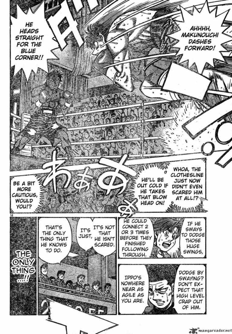 Hajime no Ippo Chapter 732 - Page 14