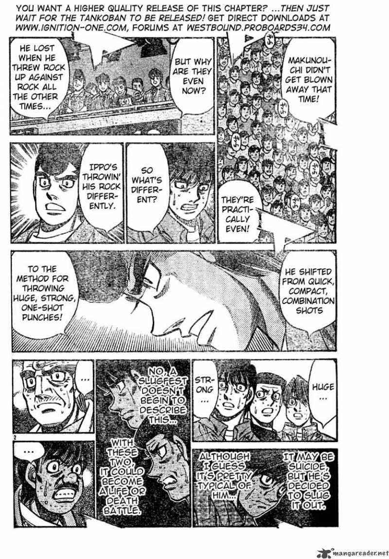 Hajime no Ippo Chapter 736 - Page 2