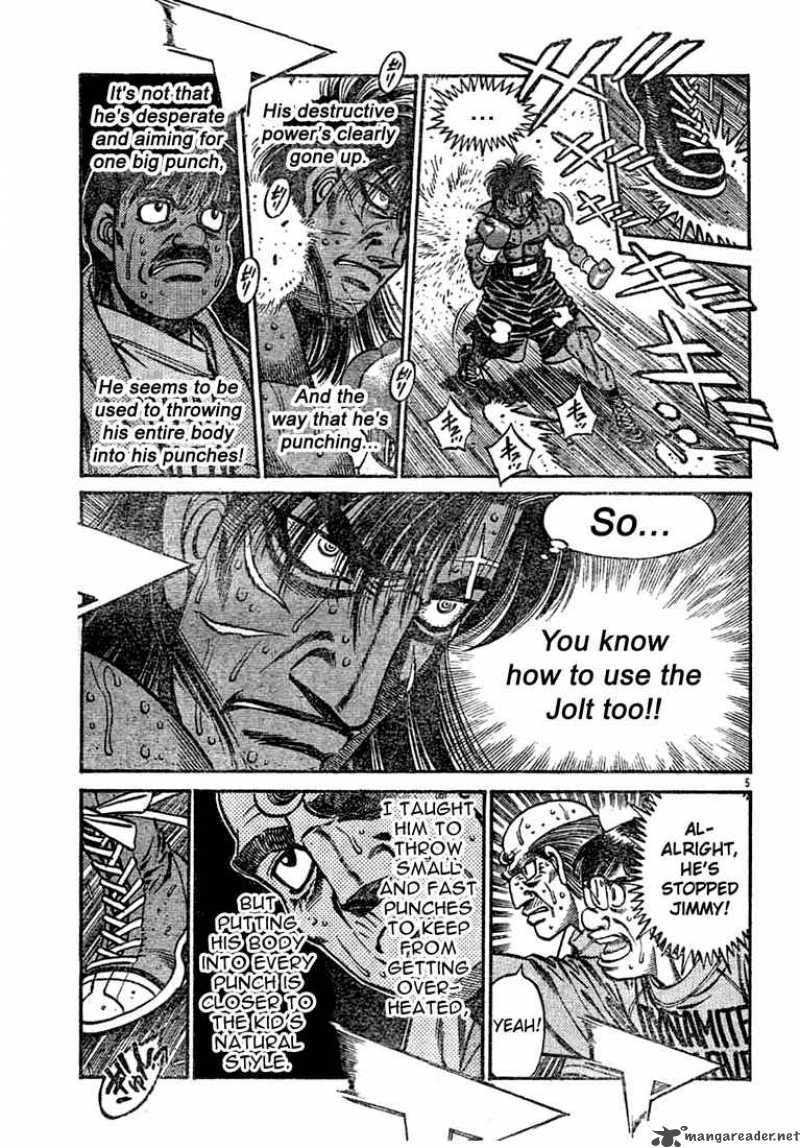 Hajime no Ippo Chapter 736 - Page 5