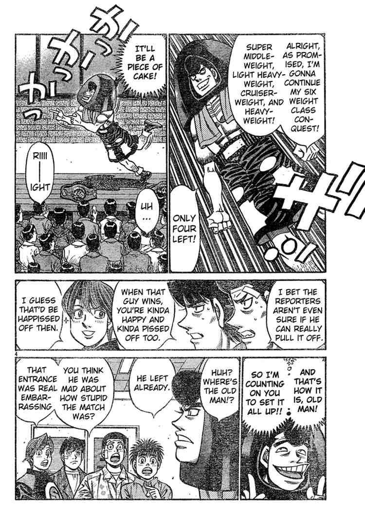 Hajime no Ippo Chapter 745 - Page 4