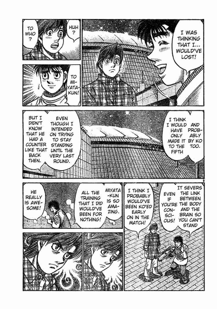 Hajime no Ippo Chapter 750 - Page 9