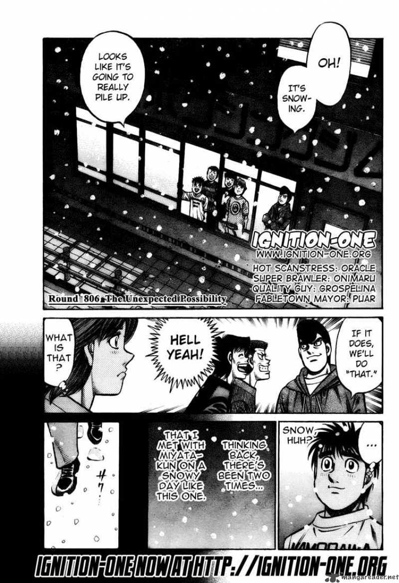 Hajime no Ippo Chapter 806 - Page 4