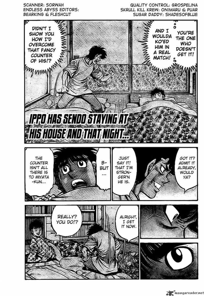Hajime no Ippo Chapter 814 - Page 1